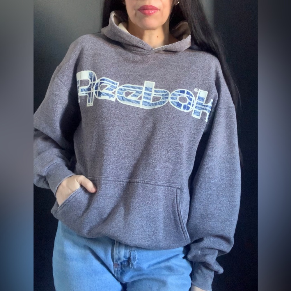 Vintage Reebok Hoodie Made in Canada Small VTG